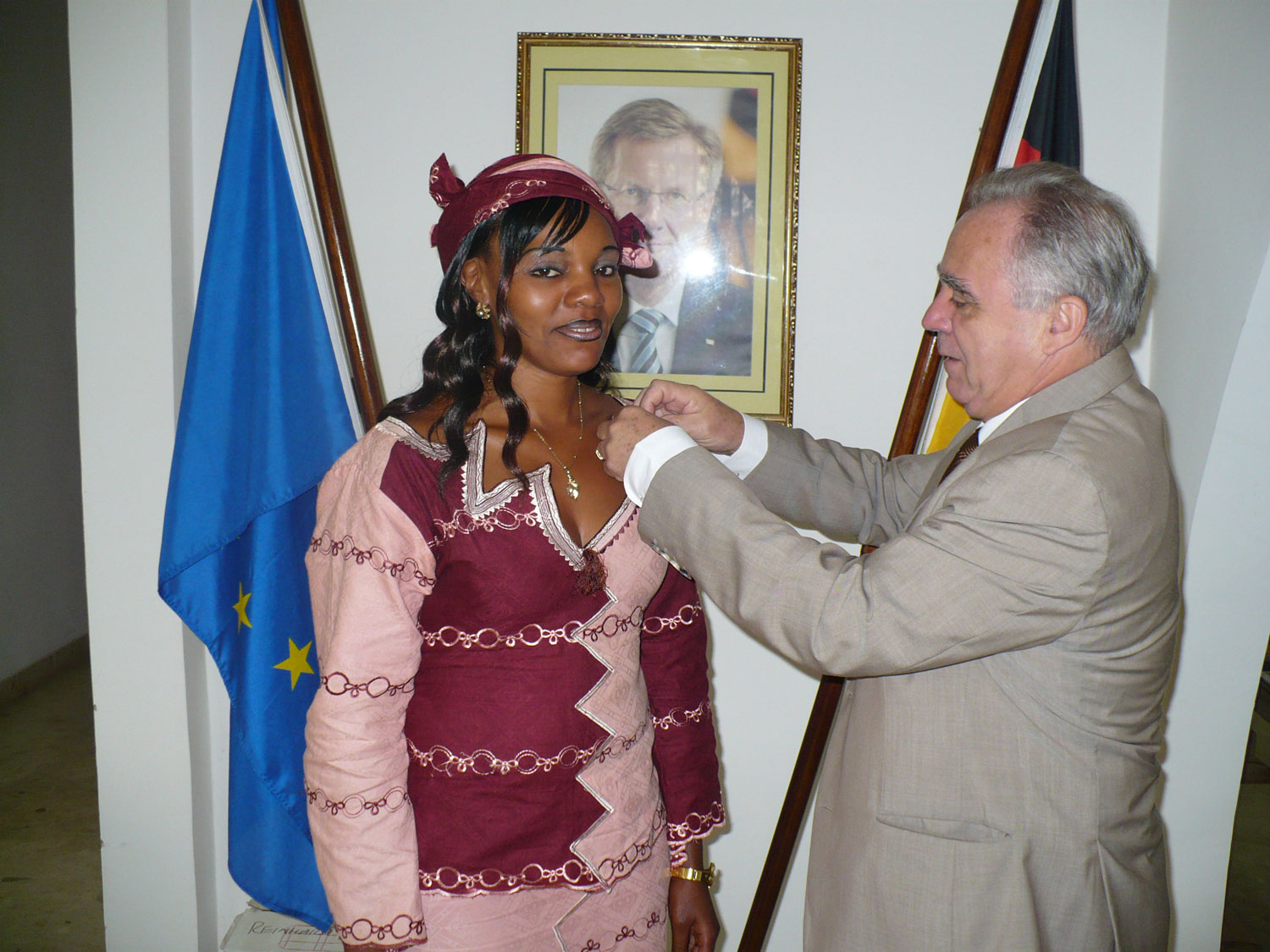 Jafec honorée et reçue par l'ambassadeur de la RFA